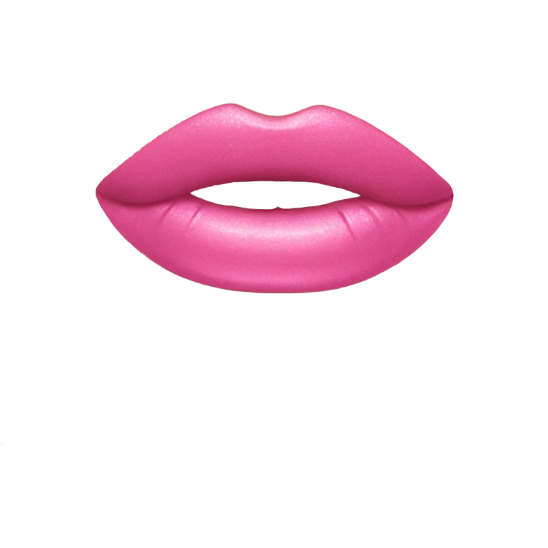 pink lipgloss emoji