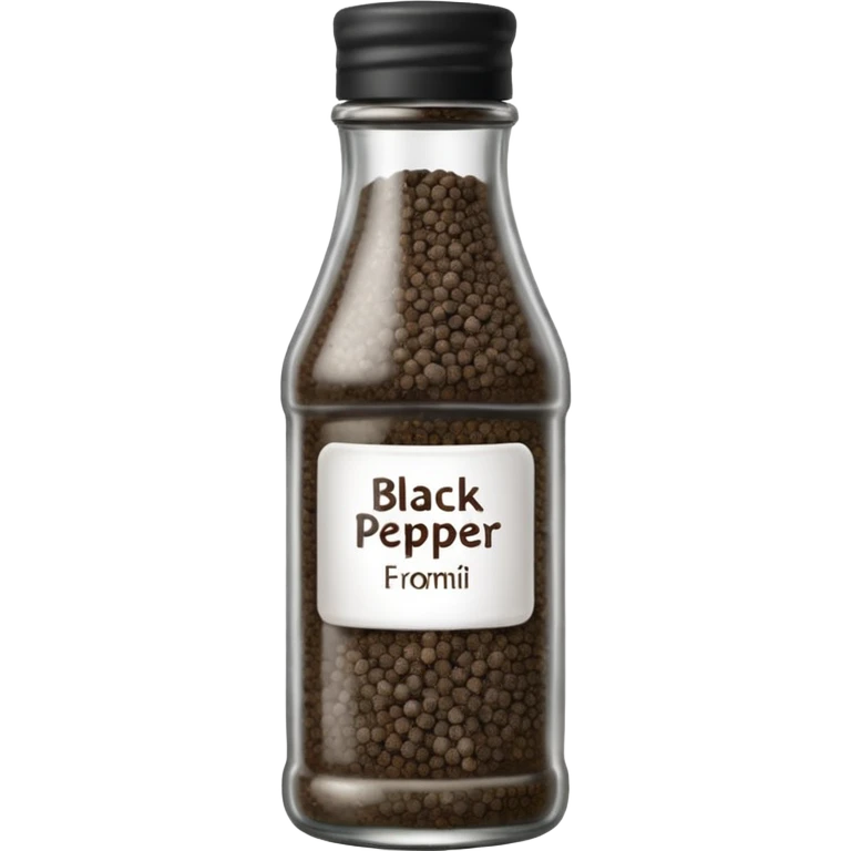 black pepper bottle emoji