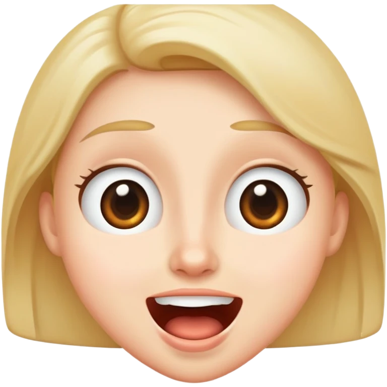 Happy surprised emoji
