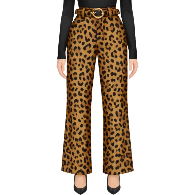 leopard print trouser emoji