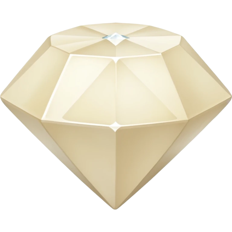 diamond shape carved from ivory. square tilted 45 degrees emoji