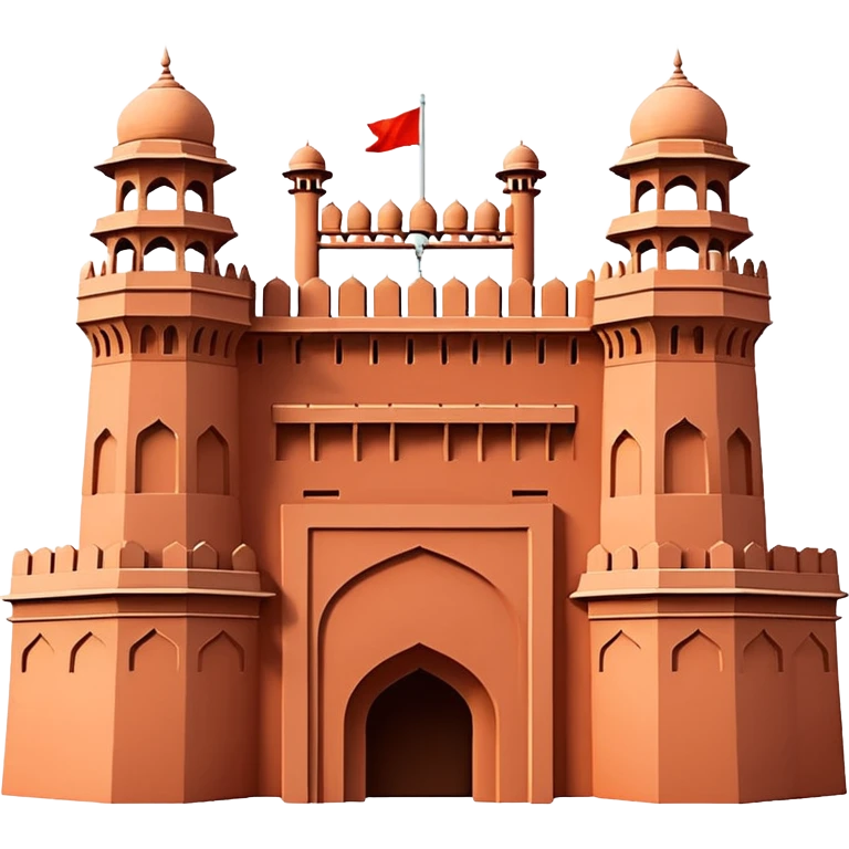 Red fort emoji