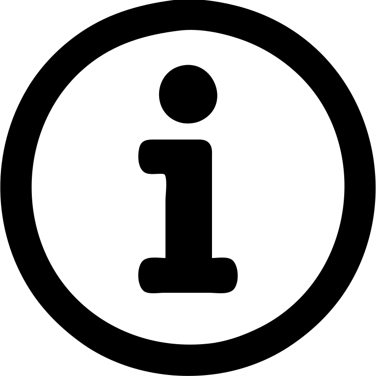 information icon solid filled style emoji