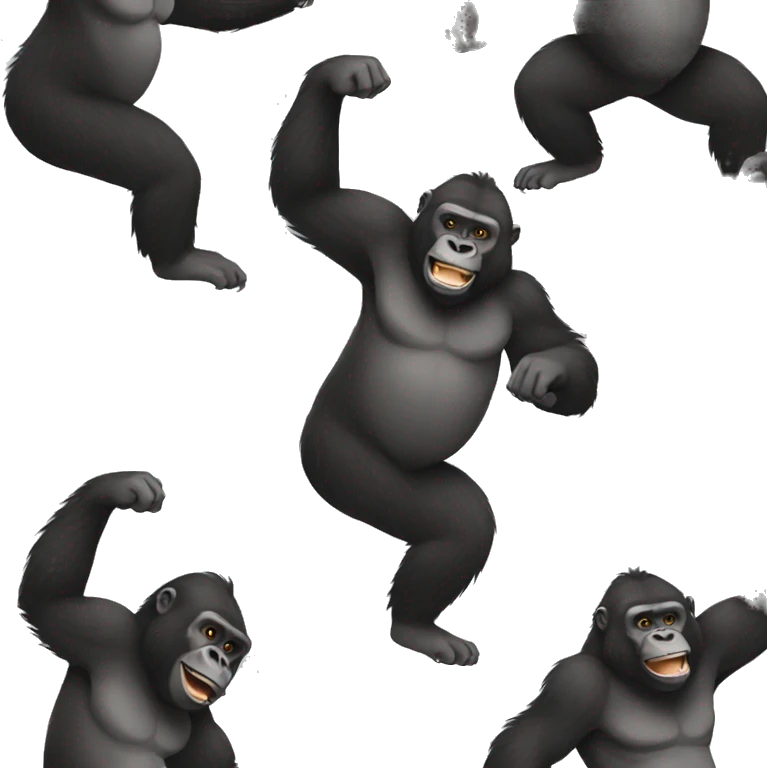 gorilla dancing emoji