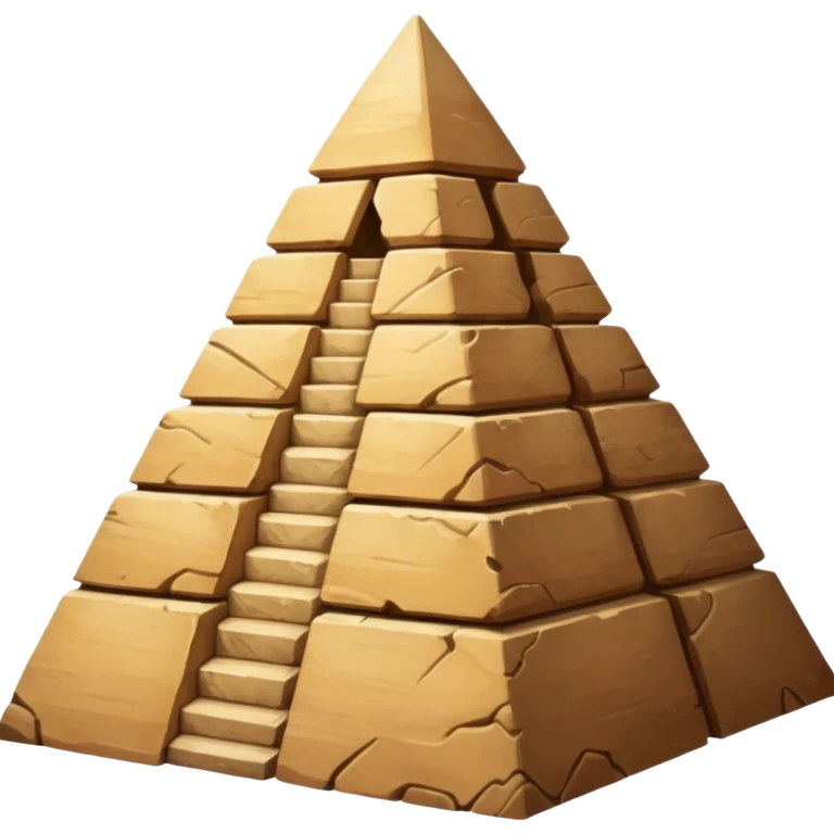 do a pyramide like egypte pyramide  emoji