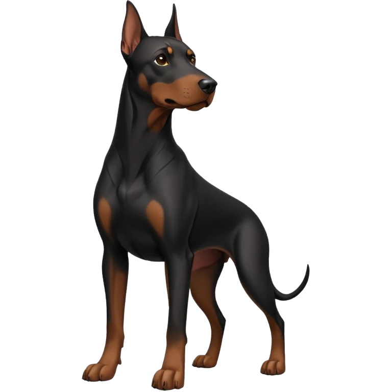 black doberman Y3 emoji