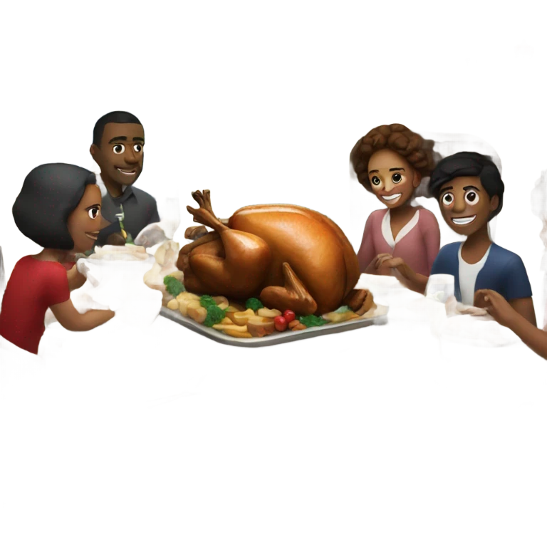 Christmas dinner emoji