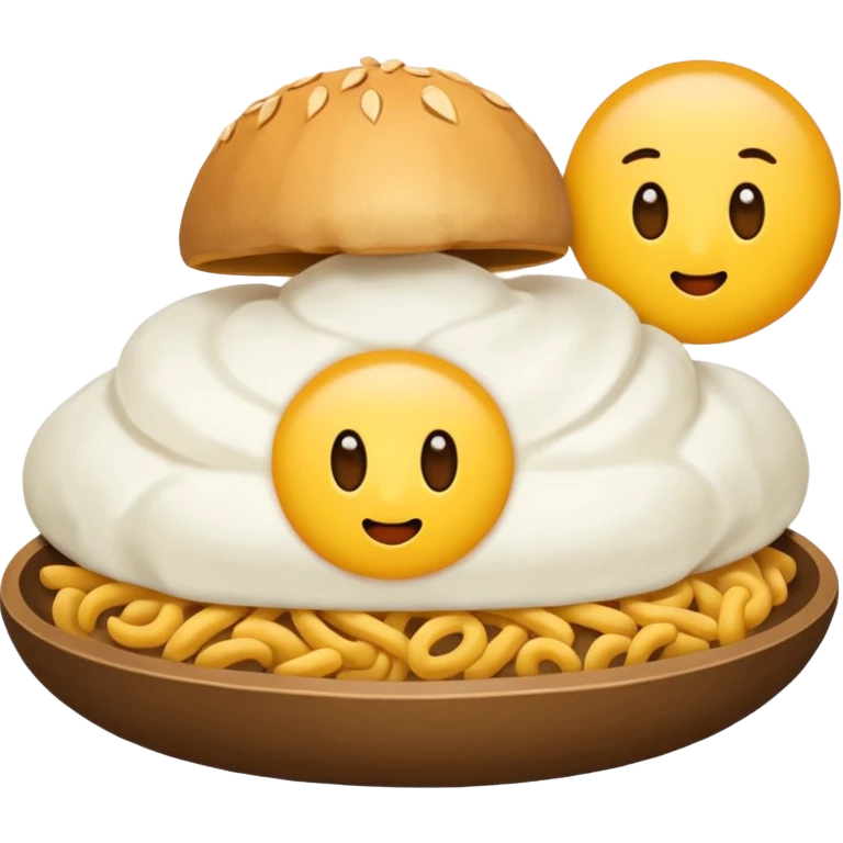 비빔밥 이모지를 그려줘 emoji