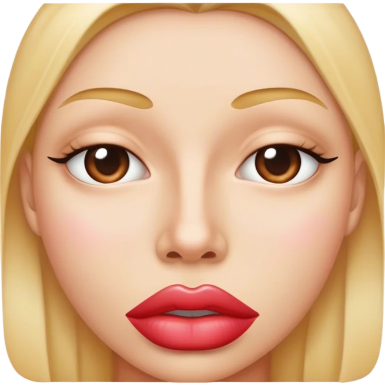  vertical lips emoji