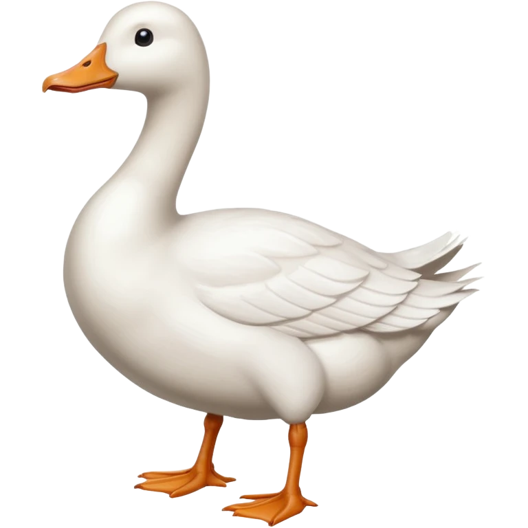 white big goose emoji