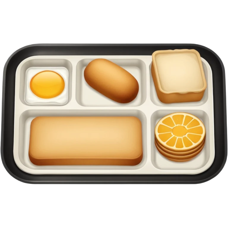 rectangle tray meal emoji