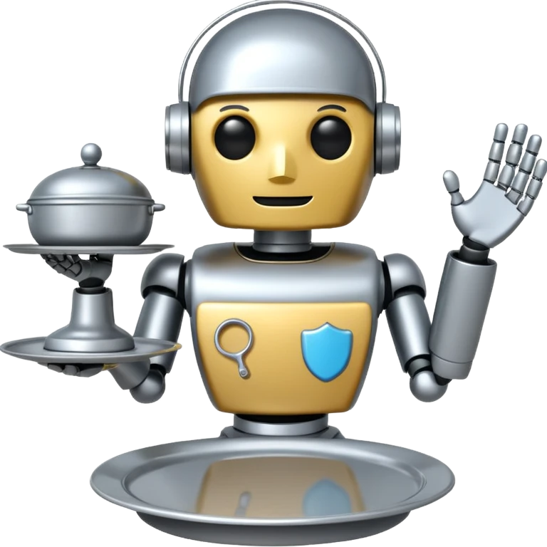 robot butler emoji