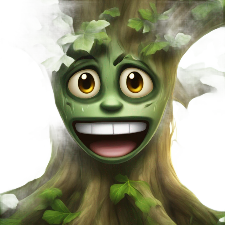 Deku tree from legend of Zelda crying happy tears  emoji