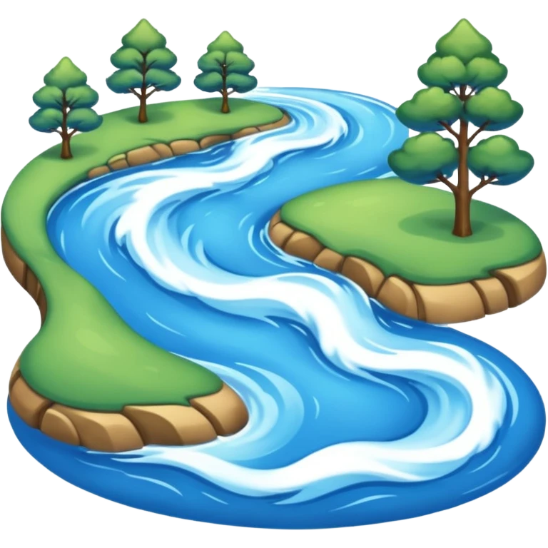 Flowing River emoji