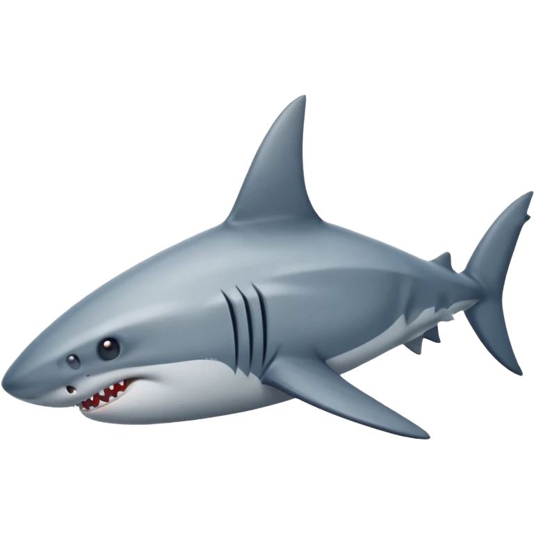 A shark fin out of water emoji