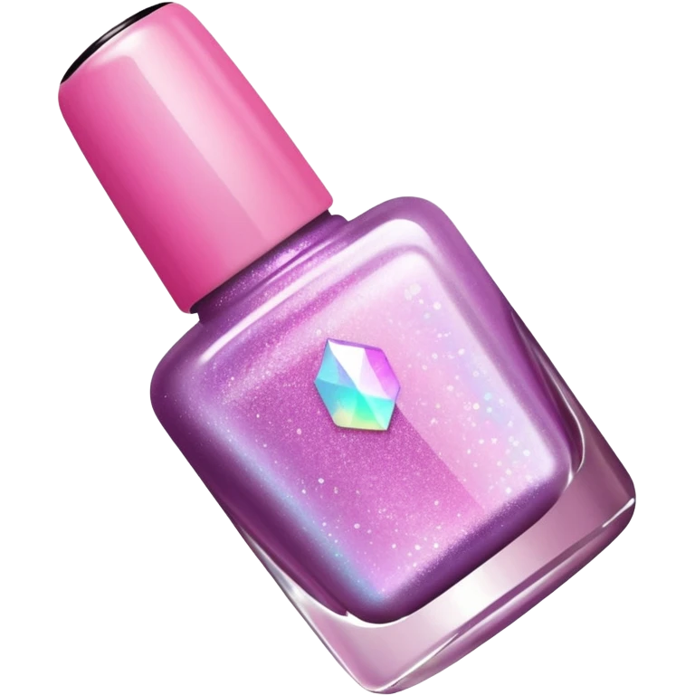  glitter nail polish emoji