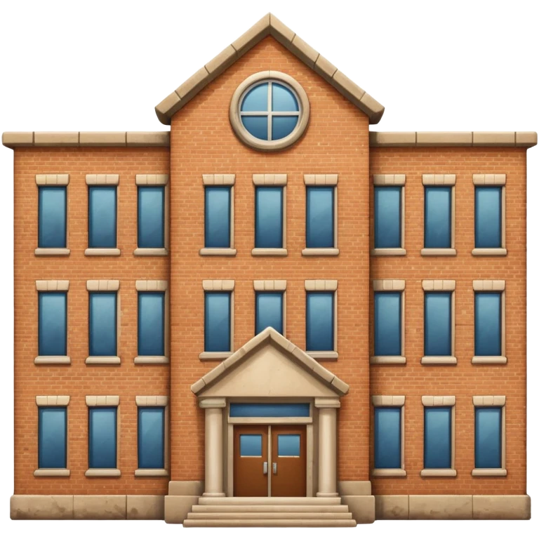School building emoji