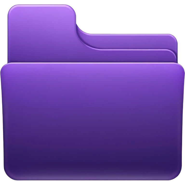 dark purple folder icon emoji