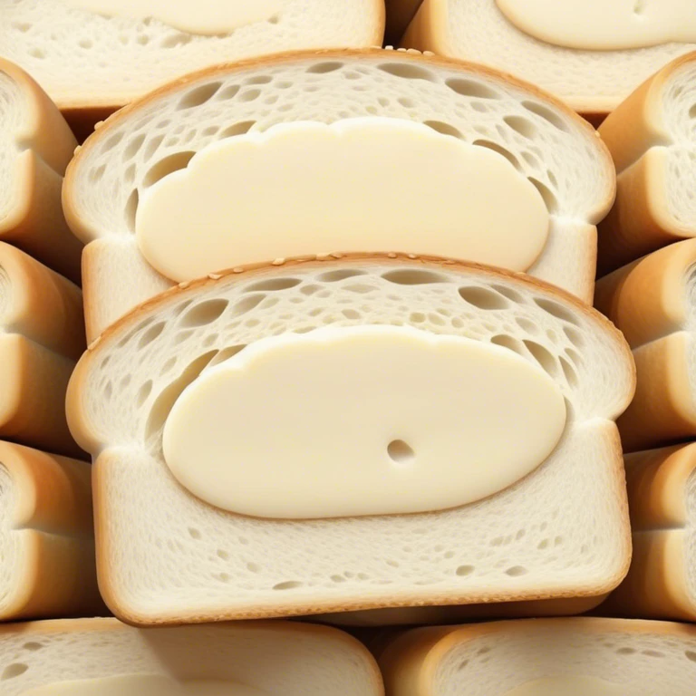 white bread slices stacked emoji