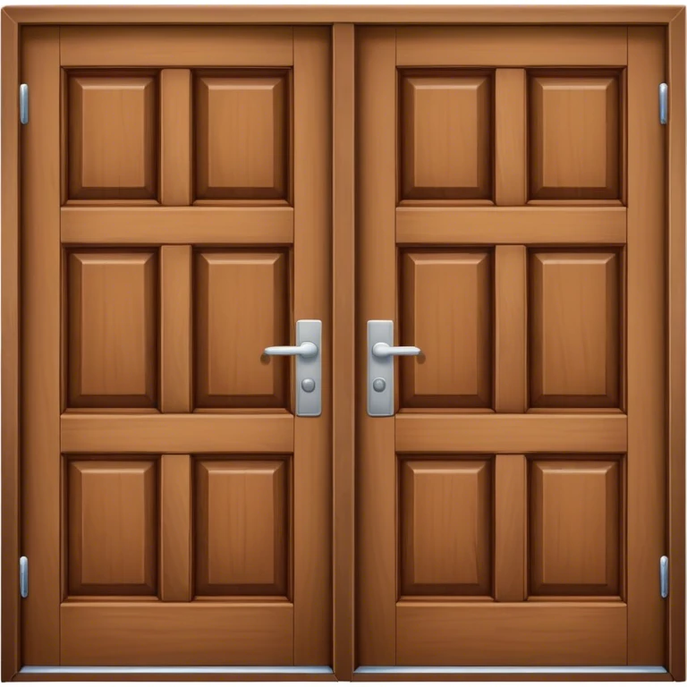 closed brown doors emoji