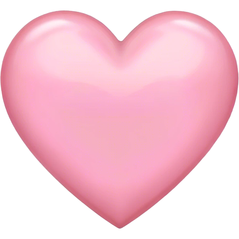light pink heart emoji