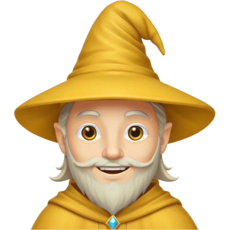 wizard with yellow hat emoji