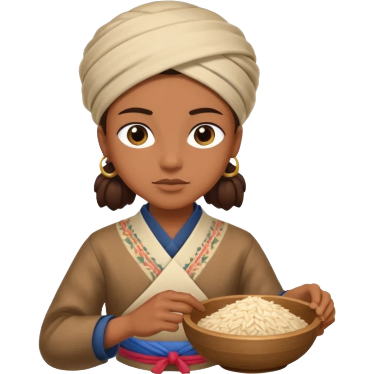 Milling rice mission  emoji