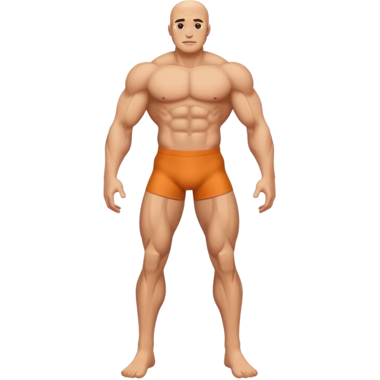 Create leg muscle  emoji without pants. Only leg part emoji
