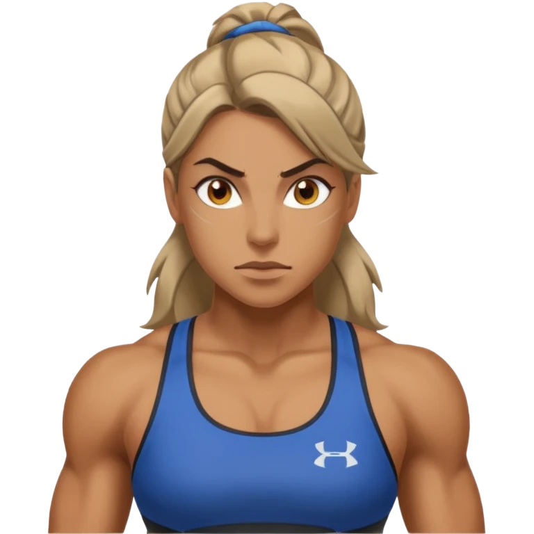 FEMALE HYROX ATHLETE emoji | AI Emoji Generator