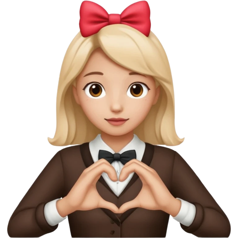 👉👈+🎀 emoji