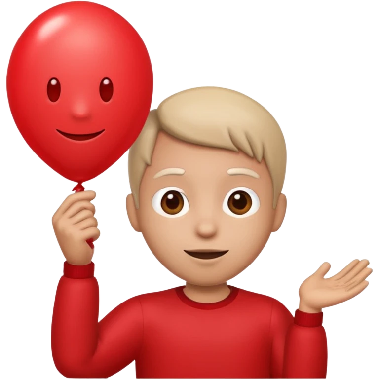 Balloon Float with Cartoon Character emoji