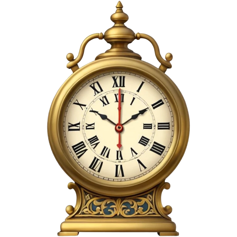 Old Clock emoji