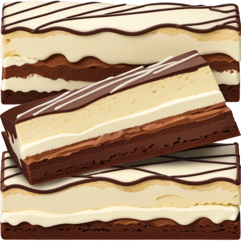 Tiramisu chocolate bark emoji