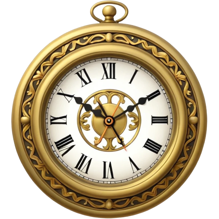 Old Clock emoji