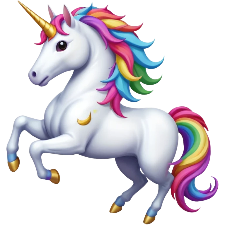 Unicorn with vipers emoji