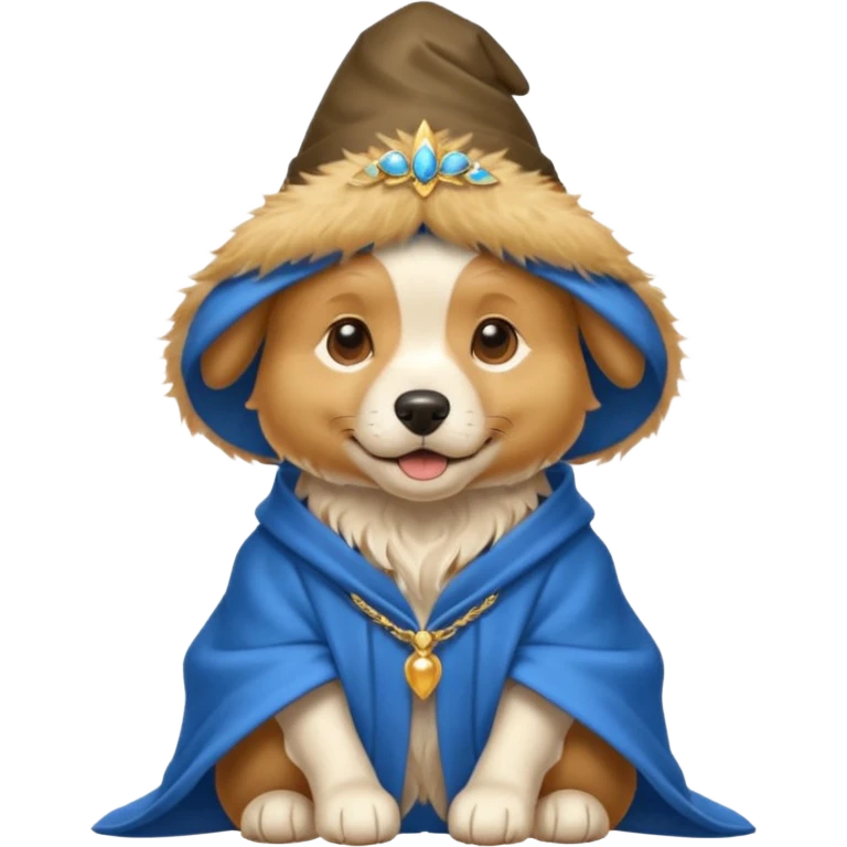 Dog wizard emoji