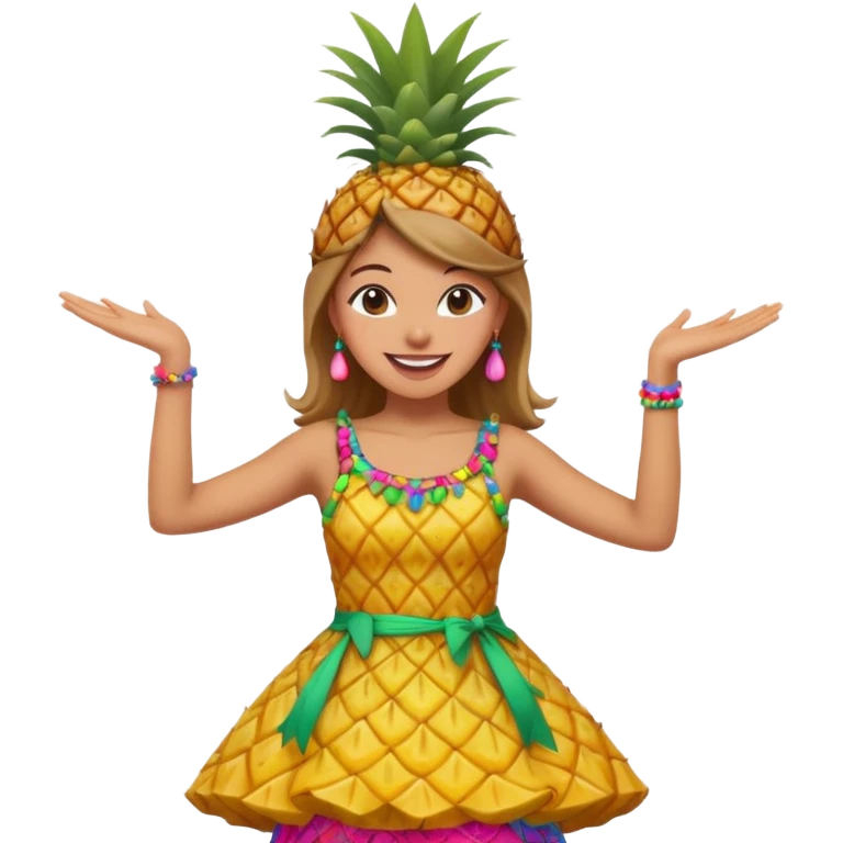 🍍🙂💃🏻 emoji