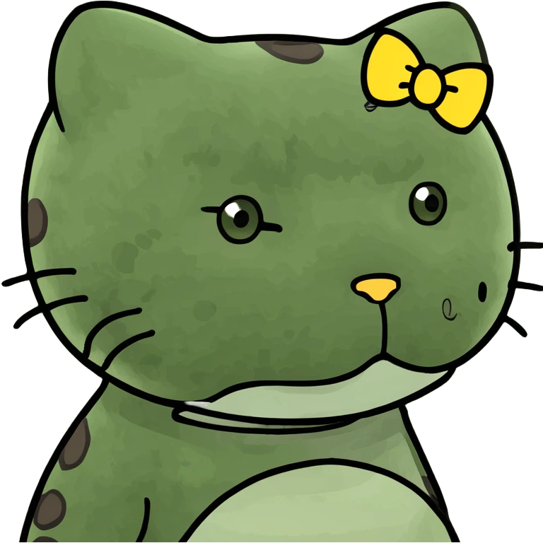 Hello kitty leopard emoji