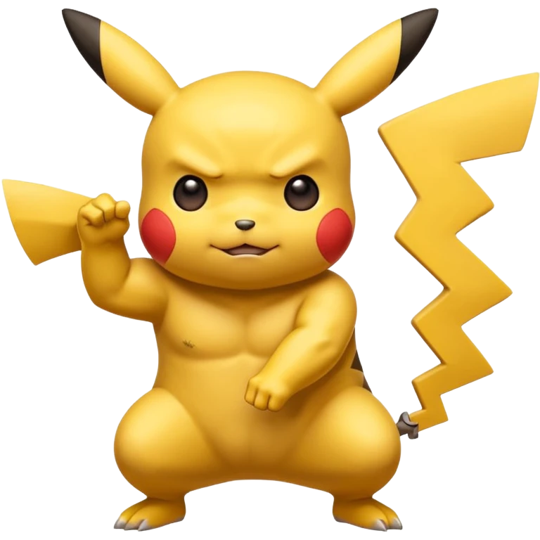 pikachu working out emoji