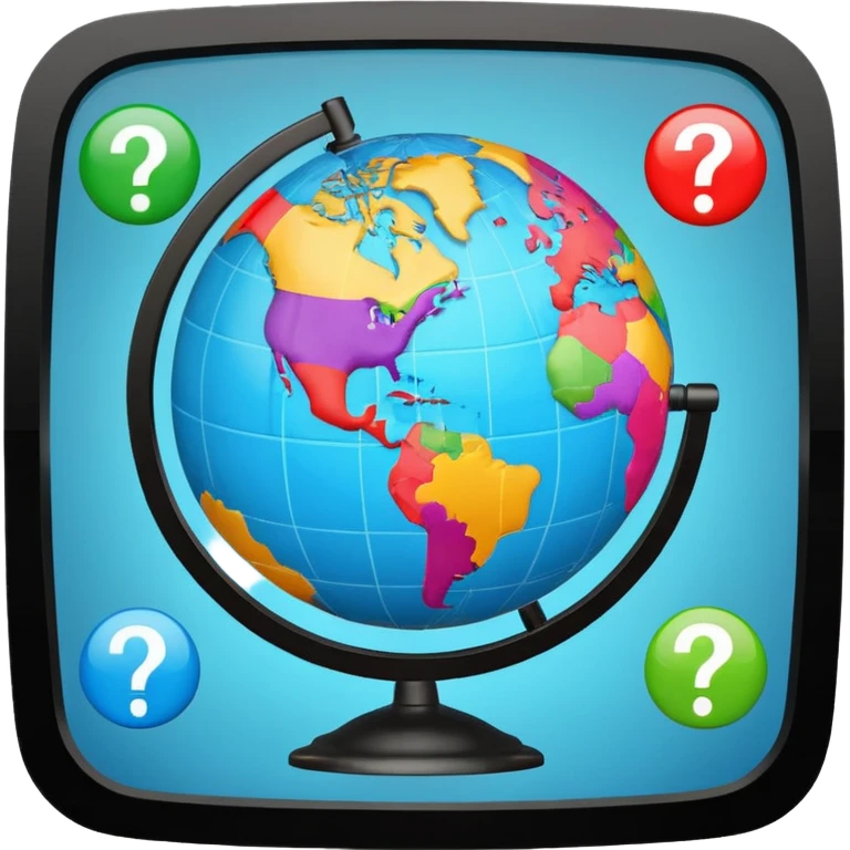 Quiz World thumbnail emoji | AI Emoji Generator