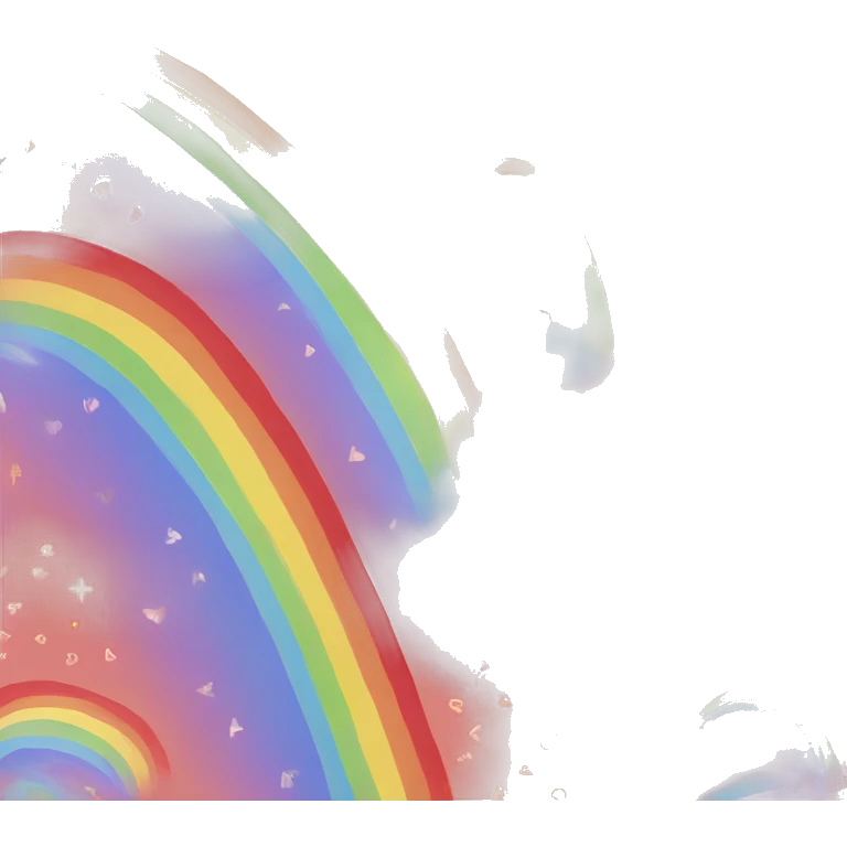 Rainbow heart emoji