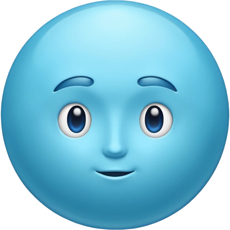 Can you make me an emoji of a blue planet? URANUS emoji