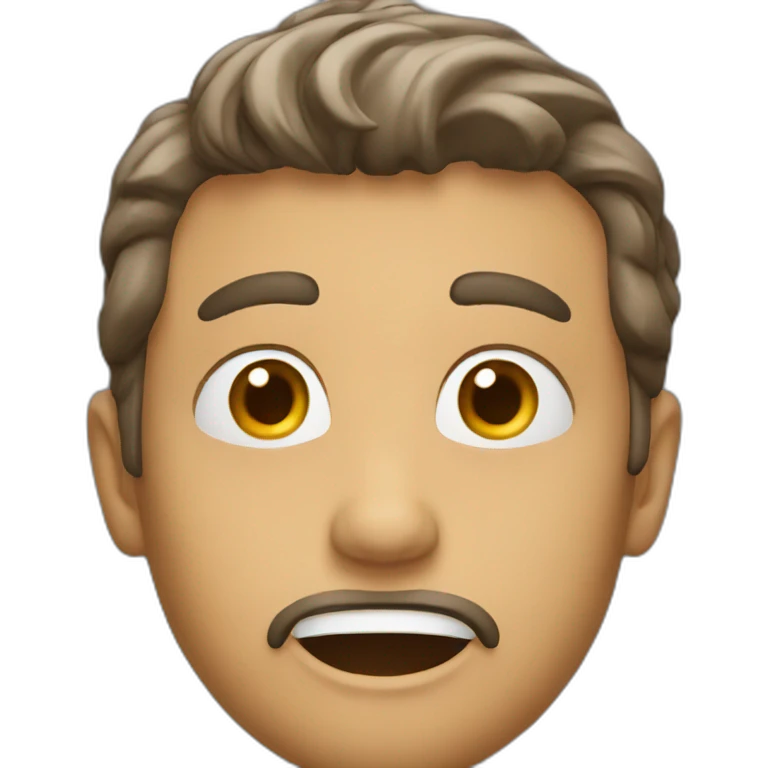 Man amazed  emoji