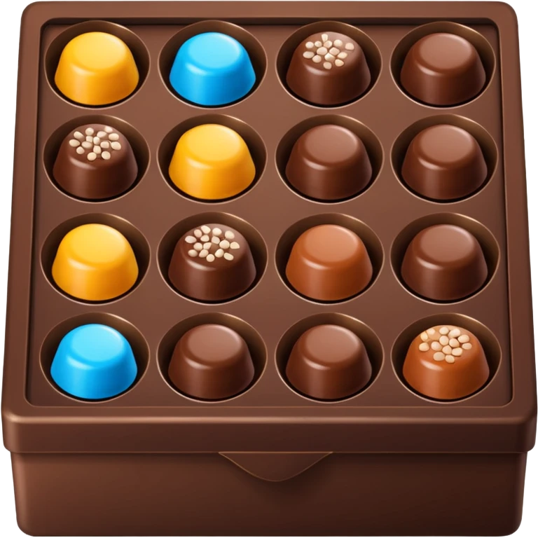 chocolate truffle box emoji