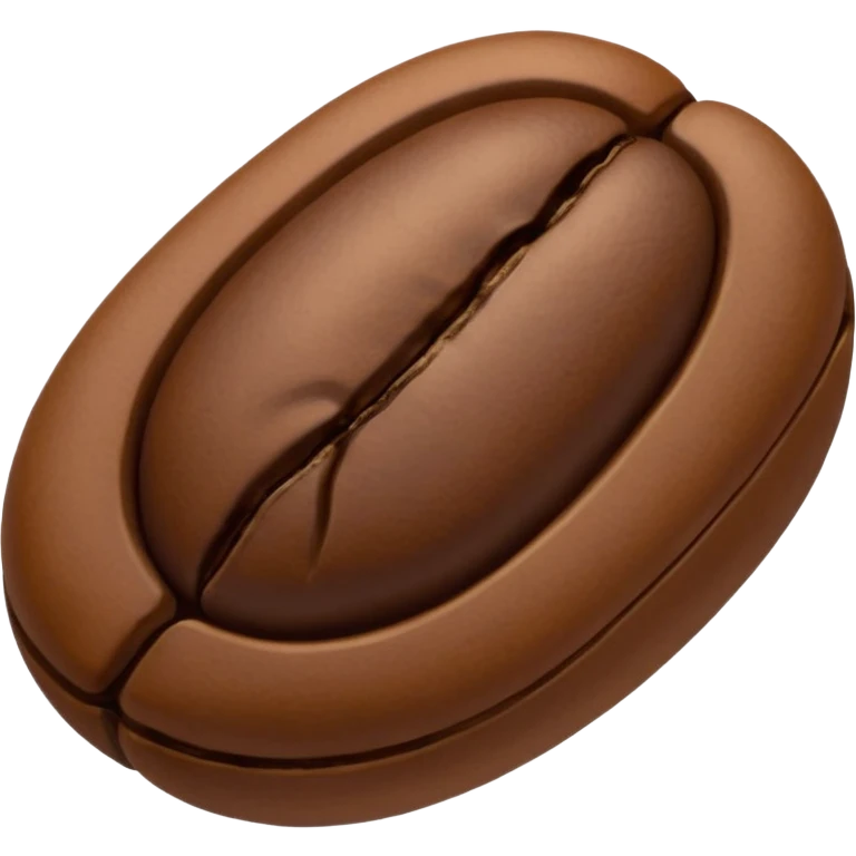 A sleeping coffee bean  emoji