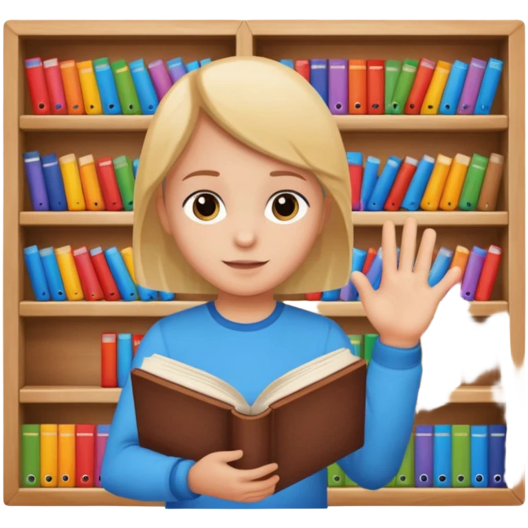 enfant range livre emoji