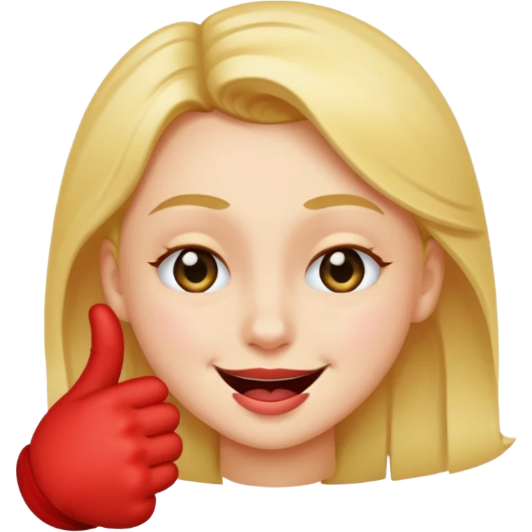 Wink with a finger bite with a smirk  emoji
