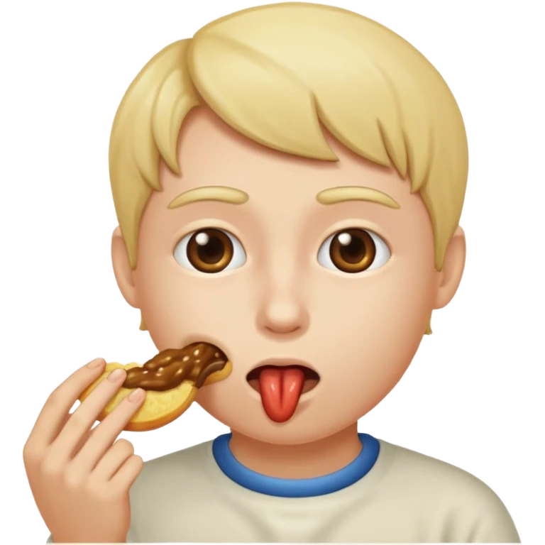 Eating anus emoji