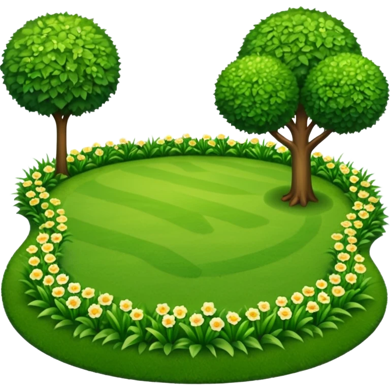 backyard grass garden emoji