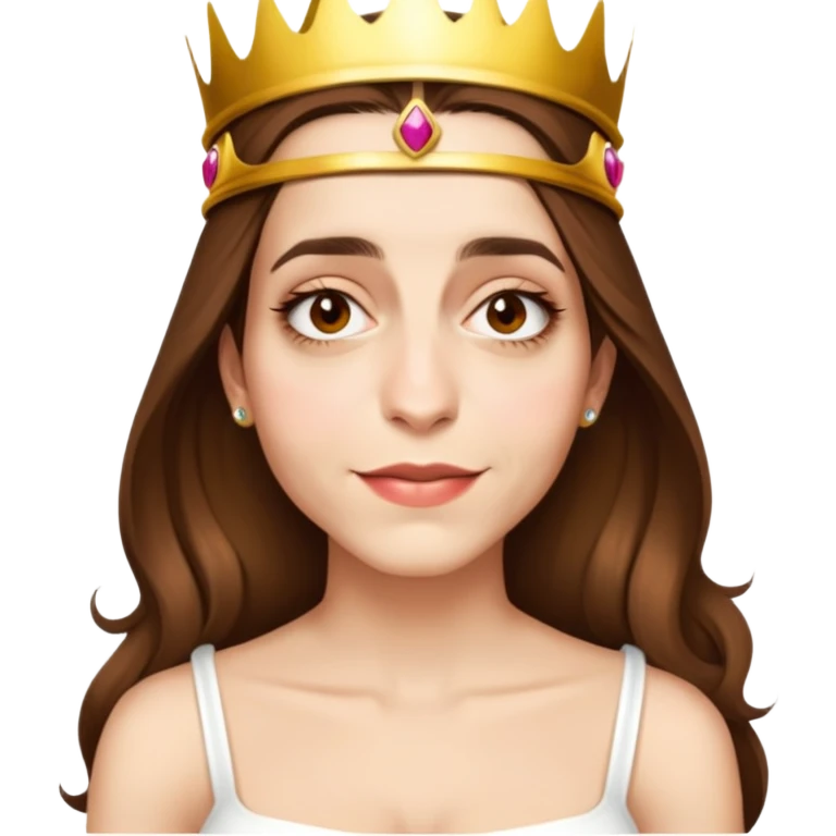 Wearing a crown emoji